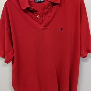 Mens Polo XL. EUC. Red
